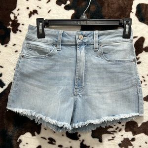 High Waisted 3” Inseam Denim Shorts